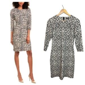 J McLaughlin Catalina cloth three-quarter sleeve dress XS